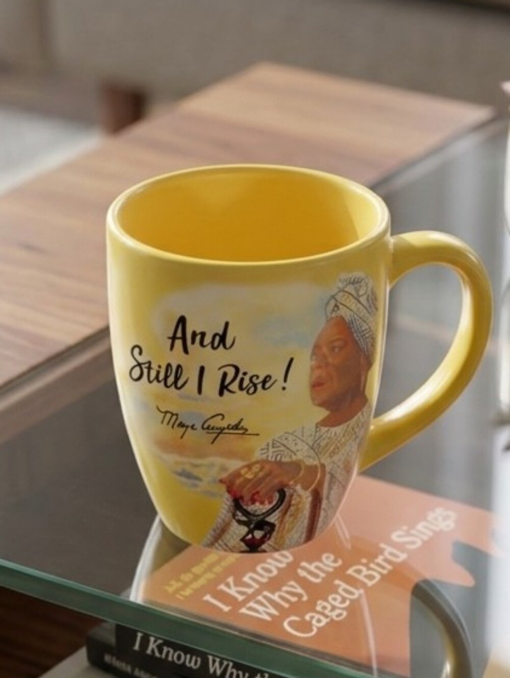 NWOT Maya Angelou Mug with 'And Still I Rise' Quote - Picture 1 of 6